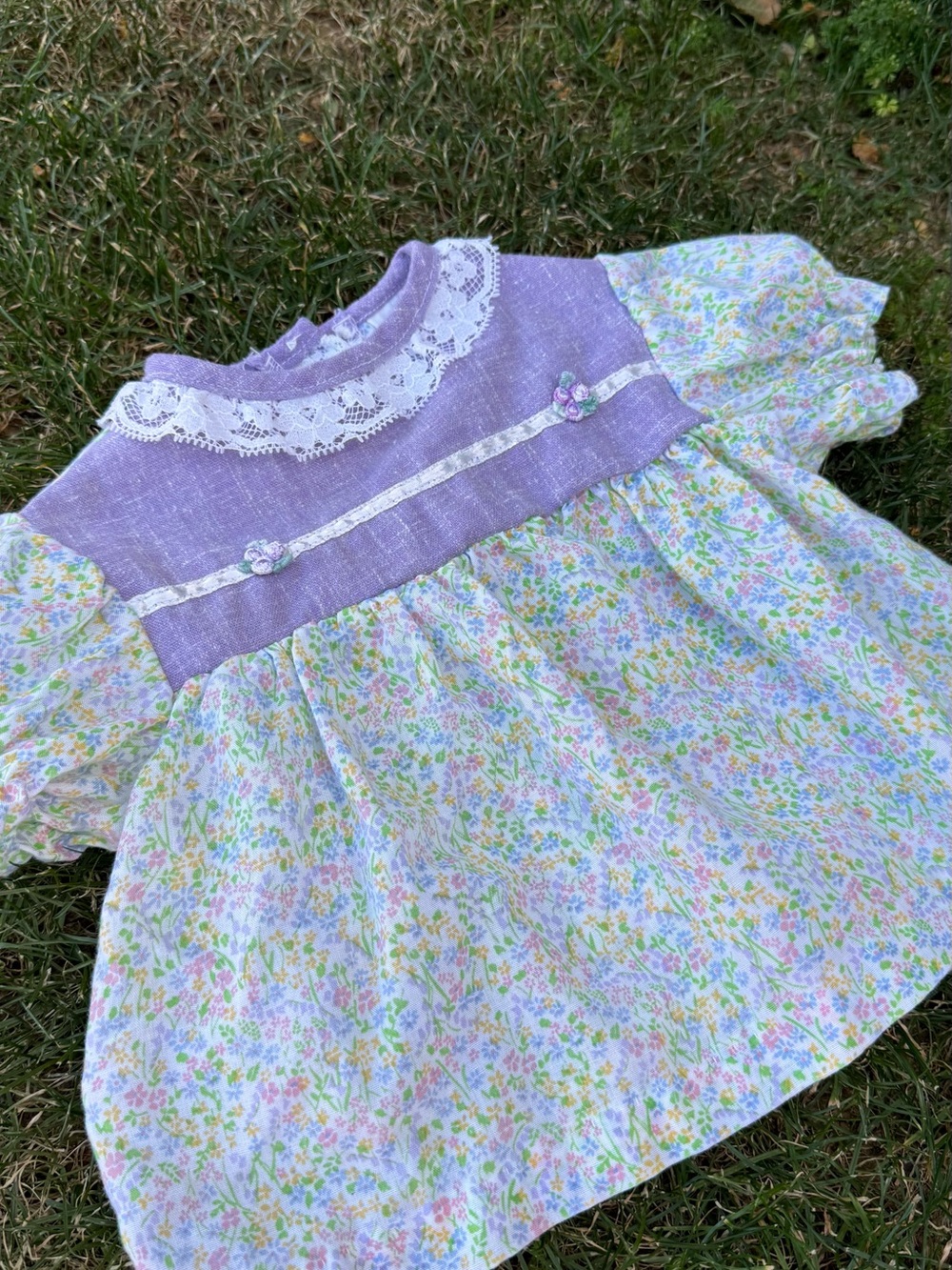 Vintage ToddleTime Floral Babydoll Top 12-18m